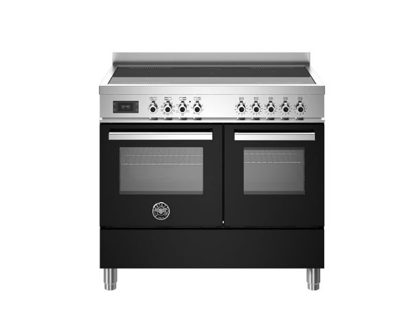 Bertazzoni Professional 100cm Induction Twin Oven Range Cooker in Nero