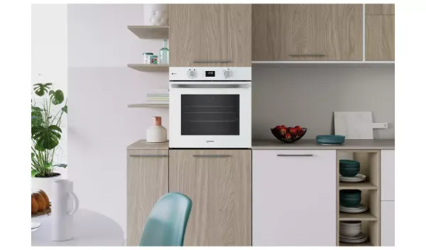 Indesit IO 258HS W UK Built In Single Electric Oven - White main 3