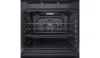 Indesit IO 233 B UK Click&Clean Electric Single Fan Oven - Black inside