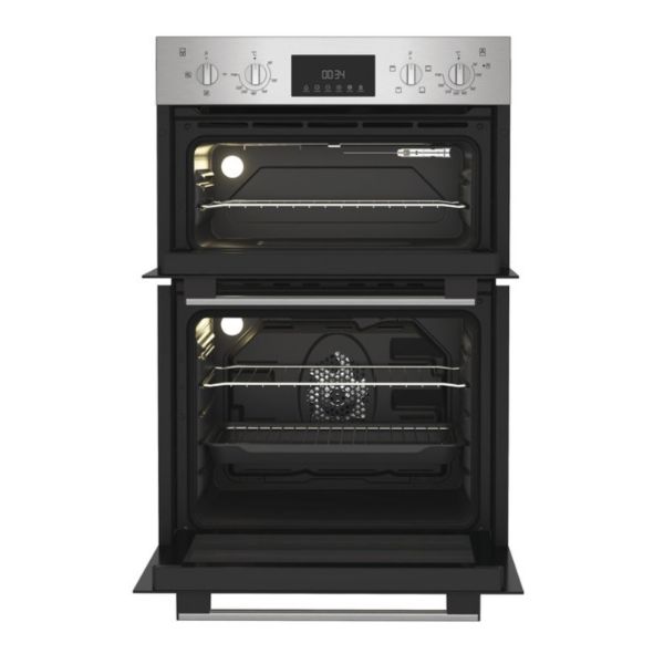Indesit DII 10D IX Built In Electric Fan Double Oven - Stainless Steel main 2