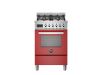 Bertazzoni Professional 90cm Single Induction Range Cooker in Rosso
