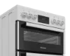 Blomberg HKRN651W 60cm Double Oven Electric Cooker with Vitroceramic Hob - White_controls