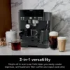Ninja ES601UKBK Ninja Luxe Café Premier Espresso Machine - Midnight Black_3-in-1 versatility