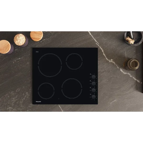 Hotpoint HR 620 R H 60cm Ceramic Hob main 3