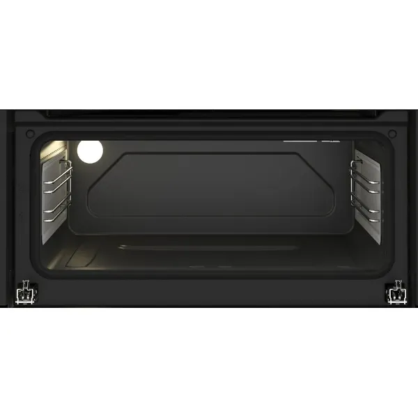 Hotpoint DUH 12G1 B 72cm Built Under Double Fan Oven in Black with Telescopic Shelf_interior