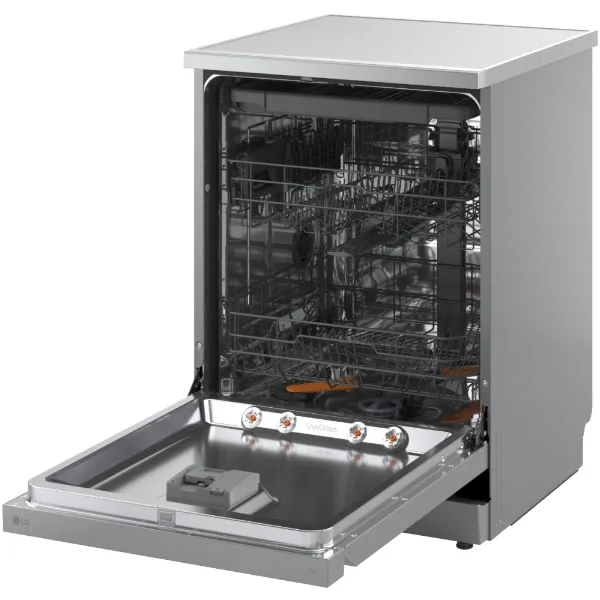 LG DF273FVS 14 Place Setting TrueSteam™ Full Size Freestanding Dishwasher in Silver_interior