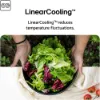 LG GSGV81PYLL American Style Smart Total No Frost Fridge Freezer with InstaView™ - Prime Silver_linear cooling