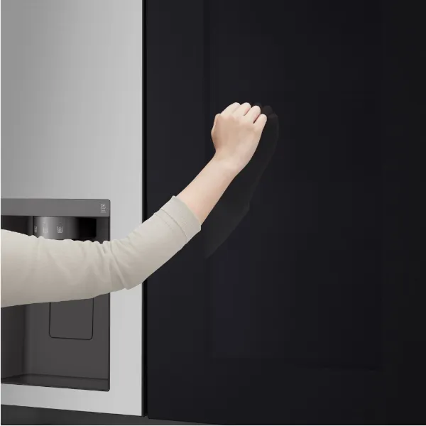LG GSGV81PYLL American Style Smart Total No Frost Fridge Freezer with InstaView™ - Prime Silver_knock