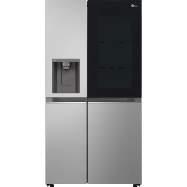 LG GSGV81PYLL American Style Smart Total No Frost Fridge Freezer with InstaView™ - Prime Silver_front