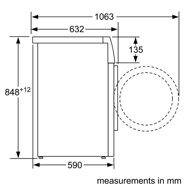 Bosch WGE03408GB 8kg 1400 Spin Washing Machine - White_diagram