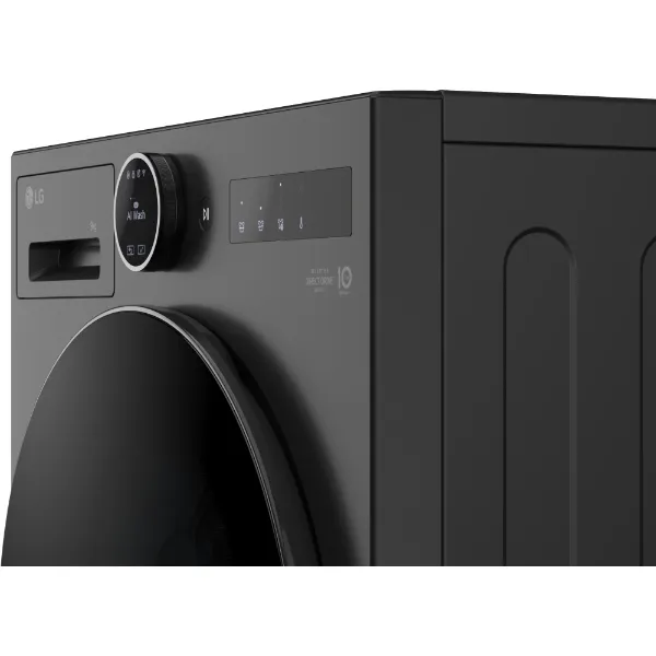 LG F4X7011TBB 11kg 1400 Spin AI Direct Drive Washing Machine in Black_controls