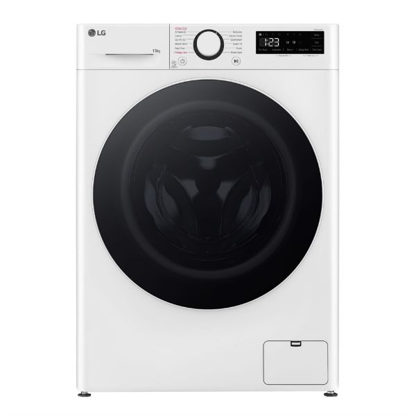 LG F4Y513WWLN1 13kg 1400 Spin AI Direct Drive Washing Machine - White_main