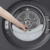 LG RHX7010TBB 10kg DUAL Inverter Heat Pump™ Dryer in Black_removing filter