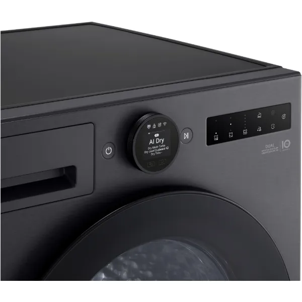 LG RHX7010TBB 10kg DUAL Inverter Heat Pump™ Dryer in Black_dial