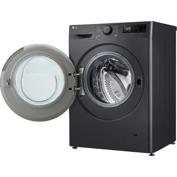 LG FWY706GBTN1 10kg/6kg 1400 Spin  Washer Dryer - Slate Grey_open door