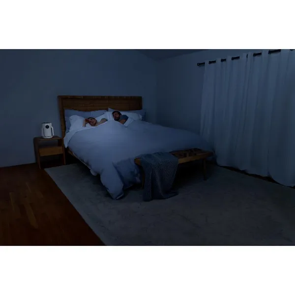 Shark HP072UK NeverChange5 Air Purifier Compact Pro - Dove_night time