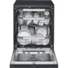 LG DF587HMS 14 Place Setting TrueSteam™ Full Size Freestanding Dishwasher in Matte Black_interior full