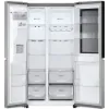 LG GSGV80PYLL 635L InstaView™ Side-By-Side American Style Fridge Freezer in Prime Silver_interior empty