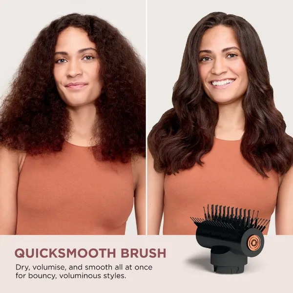 Shark HD731UK SpeedStyle Pro 3-in-1 High-Velocity Hair Dryer System - Black_quicksmooth brush