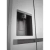 LG GSLC41PYPE 641L NatureFRESH Side-By-Side American Style Fridge Freezer in Prime Silver_angled water dispenser