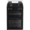 Hotpoint HDG6GDCB1 60cm Gas Double Cooker with Glass Lid - Black_main