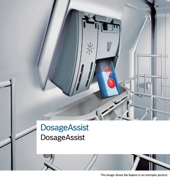 Bosch SMV4ECX23G Series 4 60cm Fully Integrated Dishwasher _dosage assist