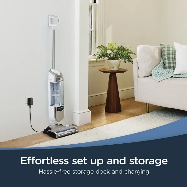 Shark SV2000UK Cordless Upright Vacuum - Stone_effortless