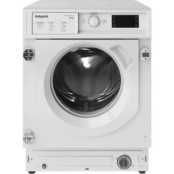 Hotpoint BIWDHG861485 8kg/6kg 1400 Spin Integrated Washer Dryer in White