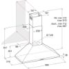Hotpoint PHPN95FLMX/1 90cm Chimney Pyramid Cooker Hood in Stainless Steel_Dimensions