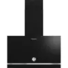 Hotpoint PHVP62FLMK 60cm Chimney Cooker Hood in Black_close