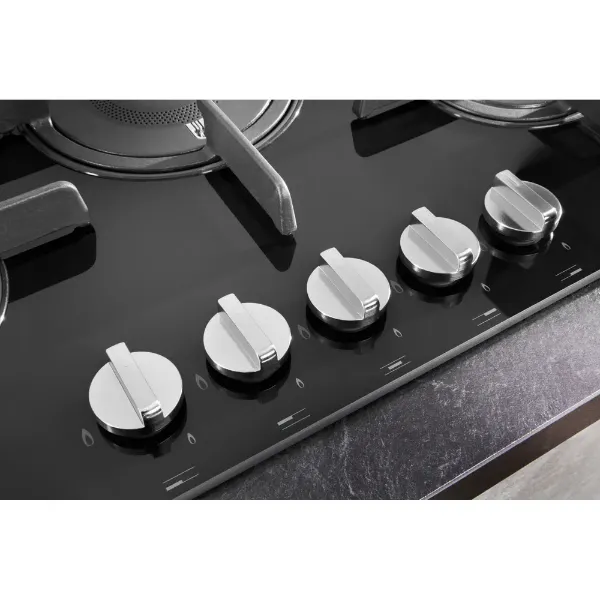 Hotpoint FTGHG751D/HBK 70cm Gas Hob with Front Control in Black