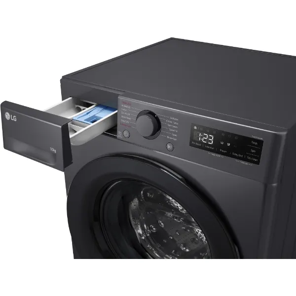 LG F4Y510GBLN1 10kg Steam™ Washing Machine in Slate Grey_detergent