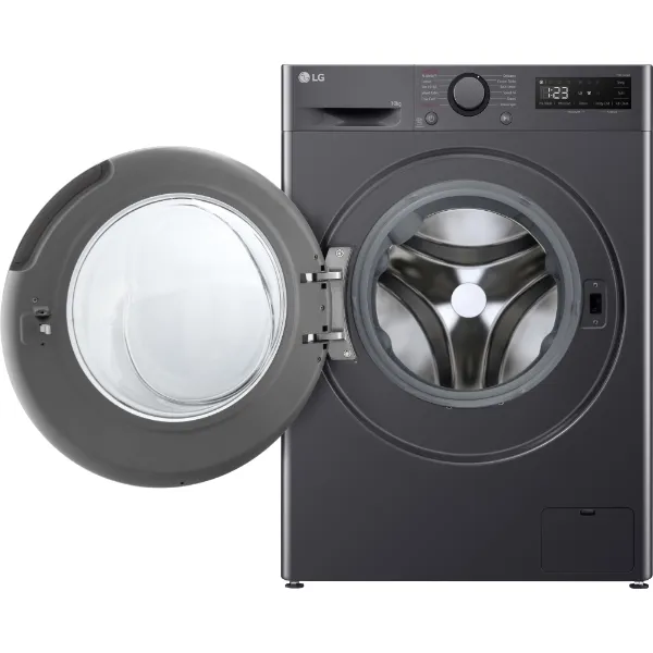LG F4Y510GBLN1 10kg Steam™ Washing Machine in Slate Grey_interior