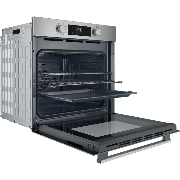 Hotpoint Class 2 Multiflow HOM258HXUK Single Electric Fan Oven in Stainless Steel
