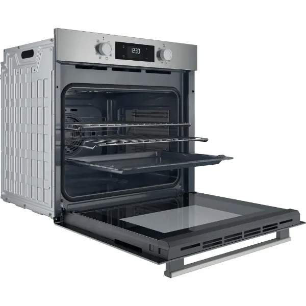 Hotpoint Class 2 Multiflow HO255CXUK Single Electric Fan Oven in Stainless Steel