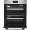 Hotpoint DUH10DIX 72cm Built Under Double Fan Oven with Enamel Liners