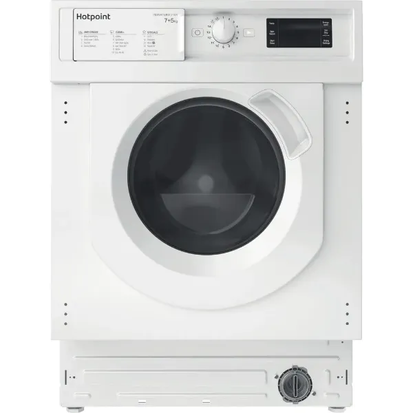Hotpoint BIWDHG75148 UK N Integrated Washer Dryer White