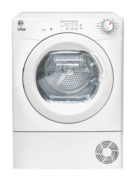 Hoover H-Dry 300 HLE H8A1LE-80 8kg Heat Pump Tumble Dryer - White_main