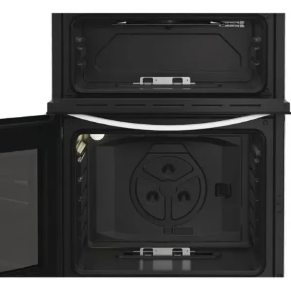 Indesit IDG6GW 60cm Gas Double Cooker - White