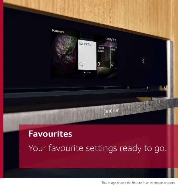 Neff B69VS7MY0A Flex Design N90 60cm Built-In Oven with Added Steam Function