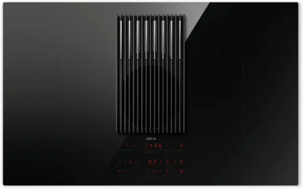 Elica NikolaTesla NT-LIBRA-EVO-BL 80cm Wide Venting Hob in Black_main