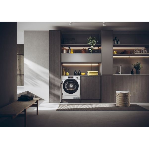 Haier HDBIH7A2TBEX Integrated 7kg Tumble Dryer in White - Boxed _room view