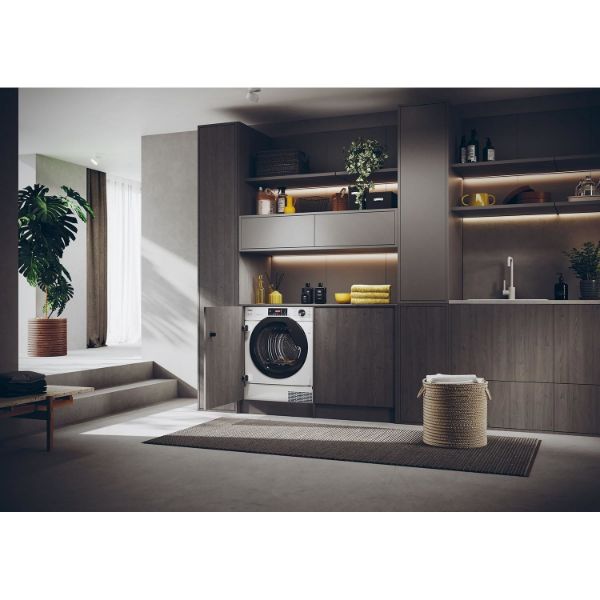Haier HDBIH7A2TBEX Integrated 7kg Tumble Dryer in White - Boxed _room view
