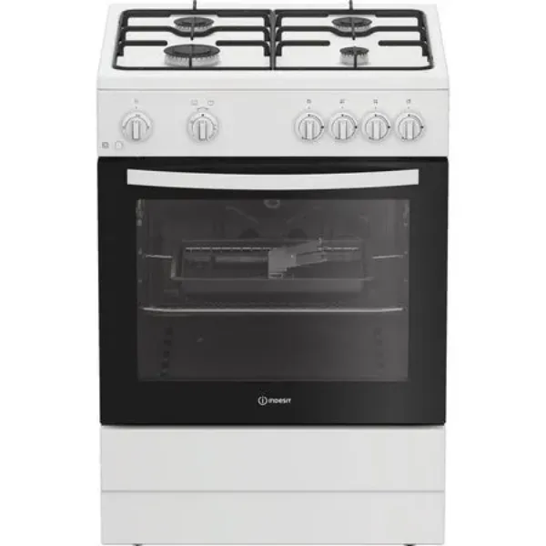 Indesit I6GGMMW/UK 60cm Gas Single Cooker in White