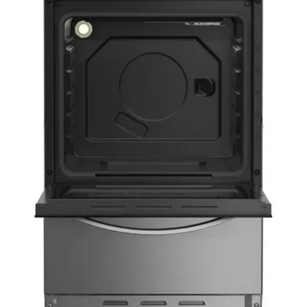 Indesit I5G3PMX 50cm Dual Fuel Single Cooker in Stainless Steel