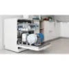 Indesit D2FHK26UK Push&Go Full Size Freestanding Dishwasher in White 
