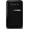Smeg FAB5LBL6 40cm 50s Style Left Hand Hinged Free Standing Refrigerator In Black