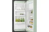 Smeg FAB28LPG6 60cm 50s Style Left Hand Hinged Free Standing Refrigerator In Pastel Green