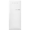 Smeg FAB28LWH6UK 60cm 50s Style Left Hand Hinged Free Standing Refrigerator In White