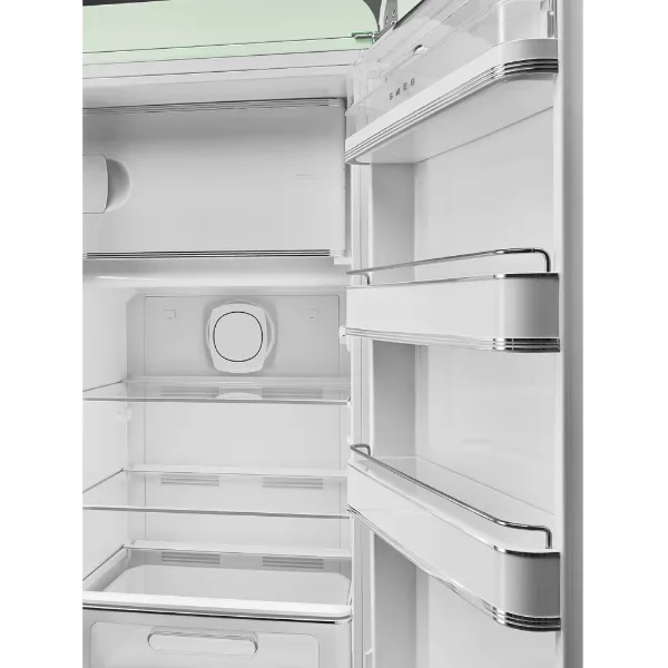 Smeg FAB28RPG6 60cm 50’s Style Right Hand Hinged Free Standing Refrigerator In Pastel Green